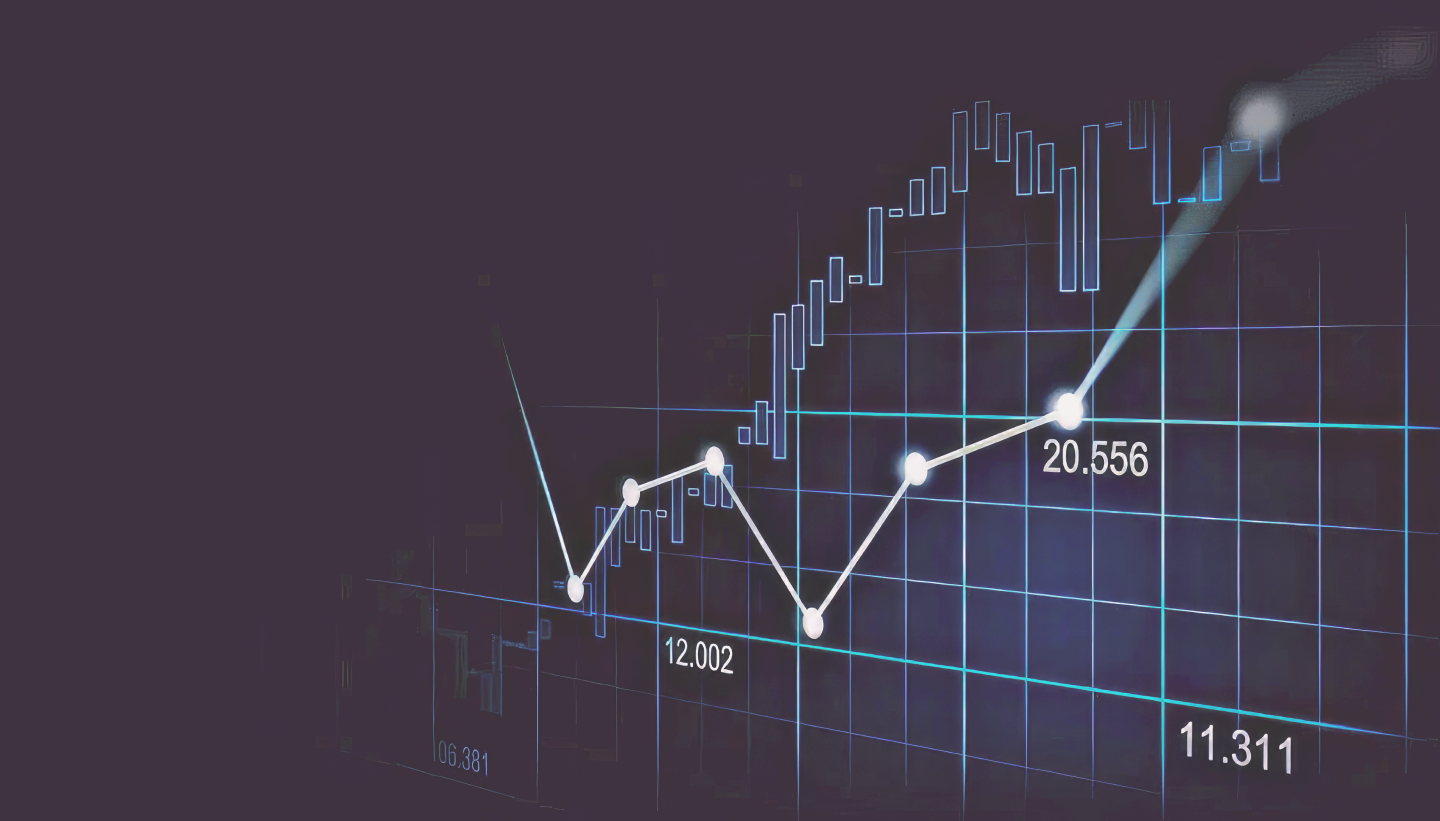Trading chart background